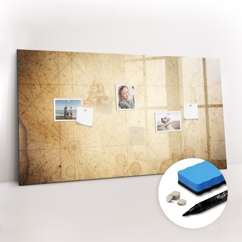 Magnetische glas wandtafel - magnetische, glas-wandtafel