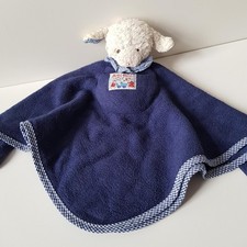 Käthe Kruse Schaf Lamm blau Schmusetuch Kuscheltuch Schnuffeltuch Baby Tuch