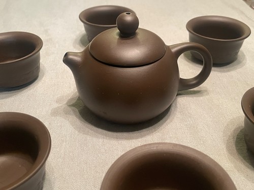 Chinesische ton teekanne - ton, mit