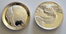 USA Landmarks - Grand Canyon * 2 Oz .999 Silver Silber *  Ultra High Relief * 