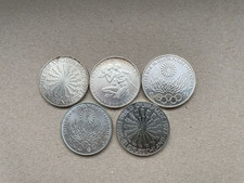 5x 10 DM  Gedenkmünzen Olympiade 1972 aus Silber