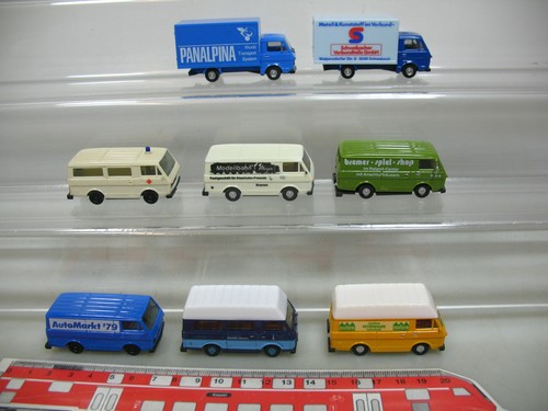 Herpa transporter lkw - 8x, transporter/lkw