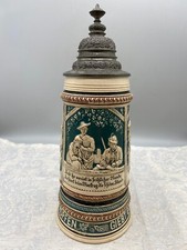 Sehr großer Bierhumpen Bierkrug Humpen Krug aus Steinzeug 30cm