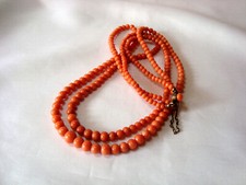 36,69 g Korallen Kette Collier