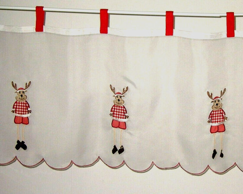 Edle weihnachts gardine - edle, weihnachts-gardine