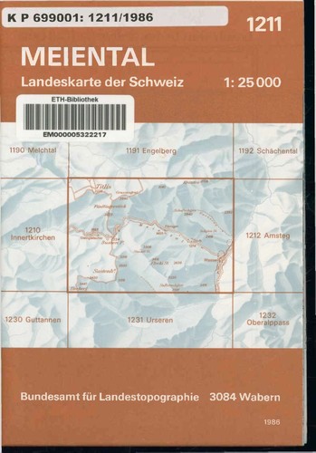 Meiental landeskarte der - landeskarte,