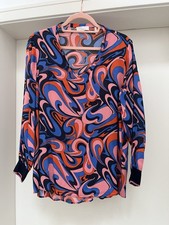 Rich & Royal Bluse/Tunika Gr. 38/M, Bunt, Langarm, längerer Schnitt, top Zustand