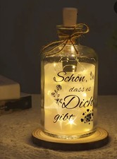 Geschenkidee "Schön, dass es Dich gibt" Dekoflasche