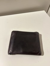 Herren Geldbörse Leder Braun