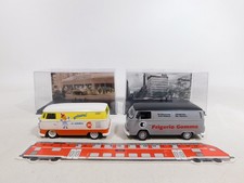 2x Altaya 1:43 Volkswagen: T1 c 1965 PAI+T2 Frigerio Gomme NEUW+(OVP) #DF783-1