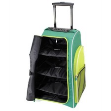 Reisekoffer Kinder Schranktrolley Rollen Jungen 4 Trolleykoffer Grün Koffer 32