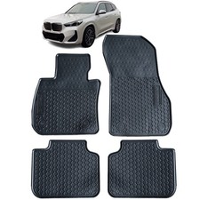 Auto Gummi Fußmatten Schwarz