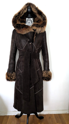 Damen lammfellmantel braun - damen,