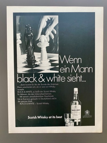 Black white scotch whisky - black,