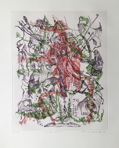 Bernard schultze farbradierung - schultze,