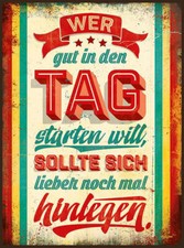 Sticky Jam Blechschild mit Spruch Metallschild 35x26cm Retro Vintage TAG