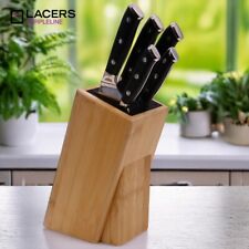 Lacers PurpleLine Messerblock Bambus mit Borsteneinsatz OHNE MESSER / Universal