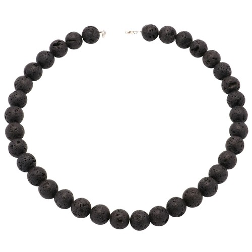 Kette collier aus echter lava - echter,