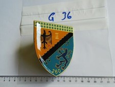 Bundeswehr Regiments Metallplatte 260 1 Stück (G36)