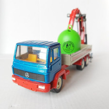 Siku 2920 Mercedes LN2 1:55 Recycling Transporter m.Kran Blau Germany 1990's 💙❤