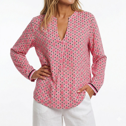 Aniston damen bluse hemdbluse - aniston,