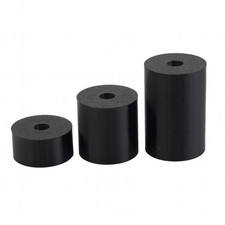 Laufrolle Weich Kunststoff Größe Auswahl Führungsrolle Schwarz Bandrolle Rolle