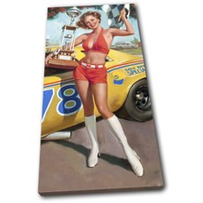 Vintage Girl Poster Sexy Retro