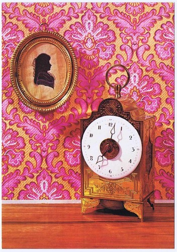 Ansichtskarte reiseuhr - ansichtskarte,