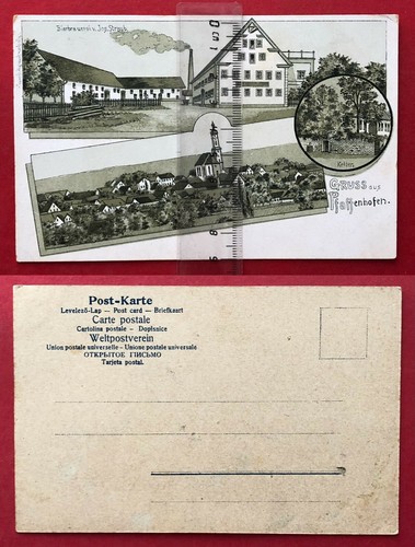 Litho pfaffenhofen 1900 - ak,
