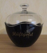 Ritzenhoff & Breker Bonboniere "Hüftgold" Konfekt Glas mit Deckel Pralinen neuw.