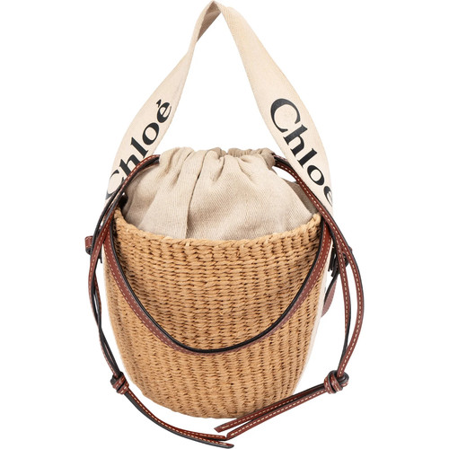 Chloé raffia woody basket - chloé,