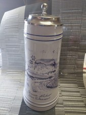 bierkrug mit zinndeckel