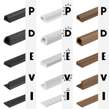 Fensterdichtung Dichtband Türdichtung selbstklebend I P E D Profil EPDM Gummi
