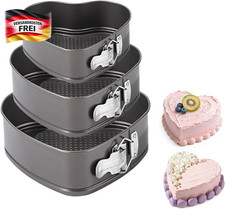 Herzbackform Set Edelstahl