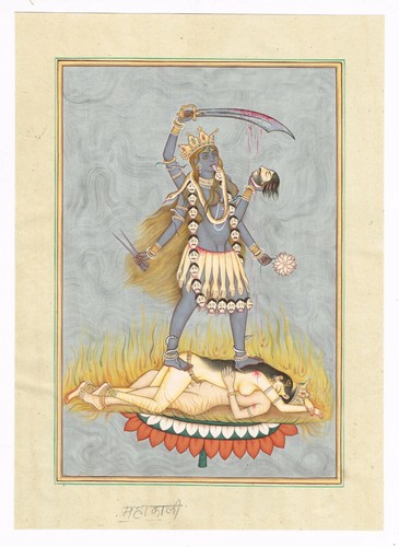 Göttin kali stehend - kali,