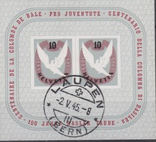 Schweiz Block 12 gestempelt