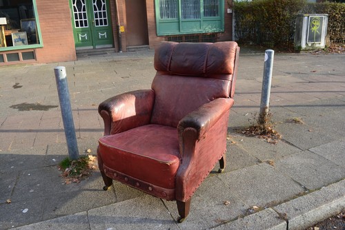 Großvater sessel bordeaux rot - bordeaux,