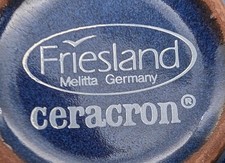 Vintage Friesland Melitta Ammerland blau Porzellan Geschirrteile