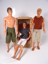 3 Vintage Barbie Kenpuppen