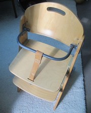 Kinderhochstuhl Hochstuhl Habermaaß Haba rollbar Holz auch für Gastronomie