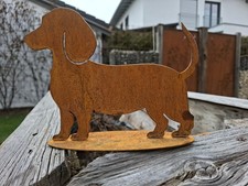 Dackel klein mini auf Platte