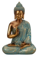 Buddha Figur 31,5cm türkis