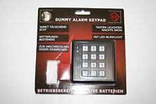 Tastatur Dummy Alarm Keypad mit Anleitung und Batterien