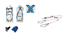 Anlagenbau Absturzsicherung Sicherheitsgurt 2P Auffanggurt inkl. Y-Falldämpfer 