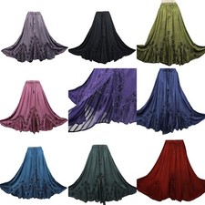 Übergröße langer Rock Boho