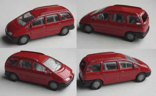 Siku 1046 sharan - vw, weinrot