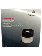 TOOLCRAFT Standlupe 6x Vergrößerung Tischlupe Leselupe Handarbeitslupe