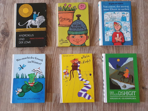 Sechs diverse taschenbücher - sechs,