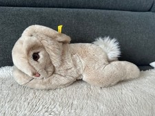 Steiff Hase liegend 5605/25 hell beige Super Zustand Plüsch Kuscheltier