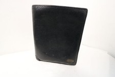 FOSSIL Unisex Geldbörse Portemonnaie Wallet Schwarz Leder Groß sehr gut Zustand